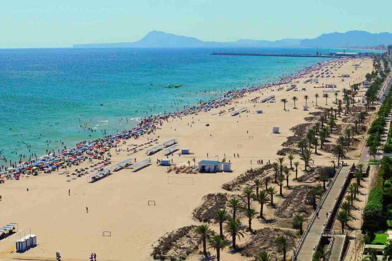 Apartamento Deluxe A 50M De Playa - Aire Wifi Gandía Exteriör bild