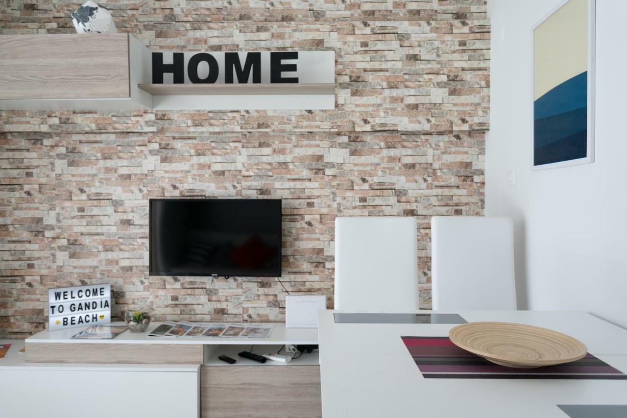 Apartamento Deluxe A 50M De Playa - Aire Wifi Gandía Exteriör bild